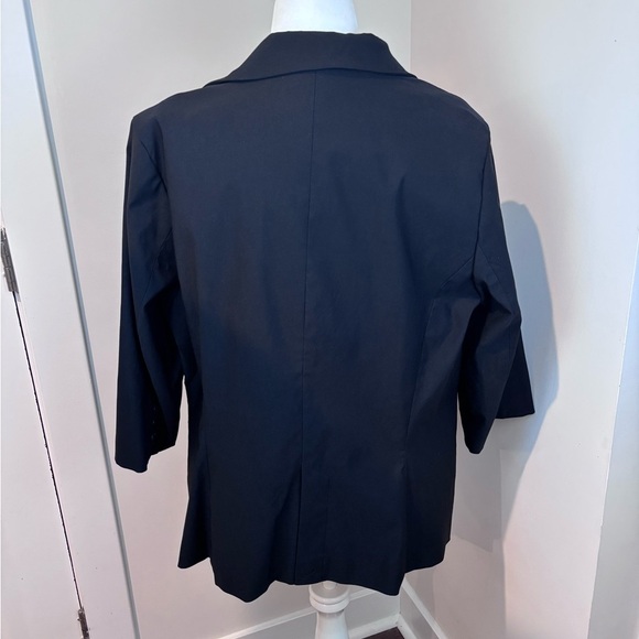 Torrid Plus Size 3 (3X / 22) Black One-Button Blazer Jacket Career Workwear - Picture 2 of 16